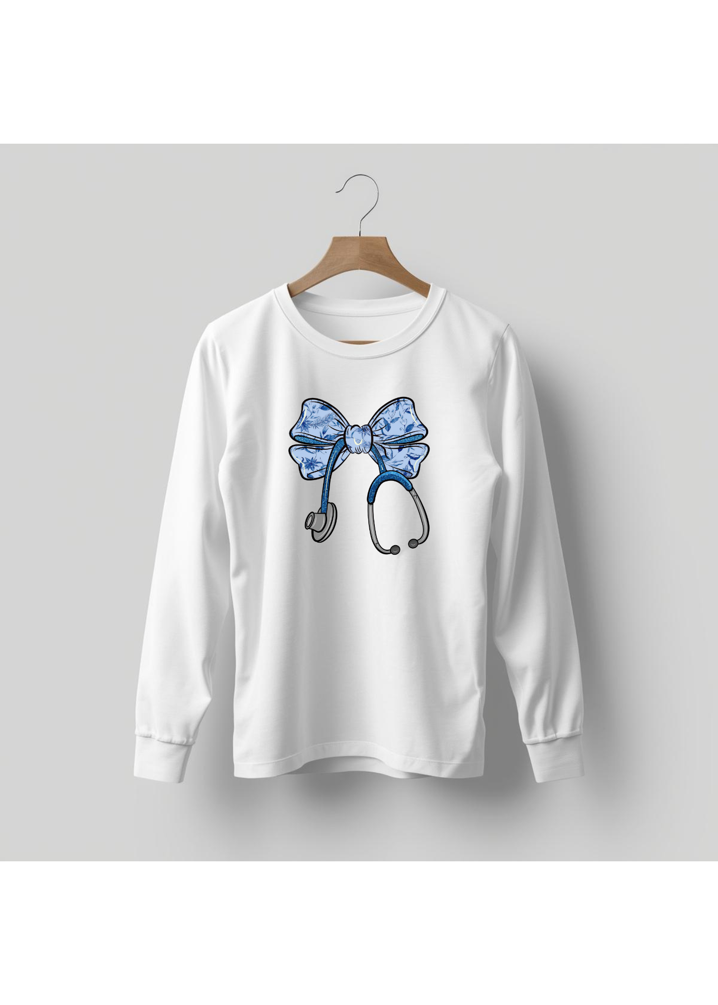 Coquette Nurse Bow Graphic