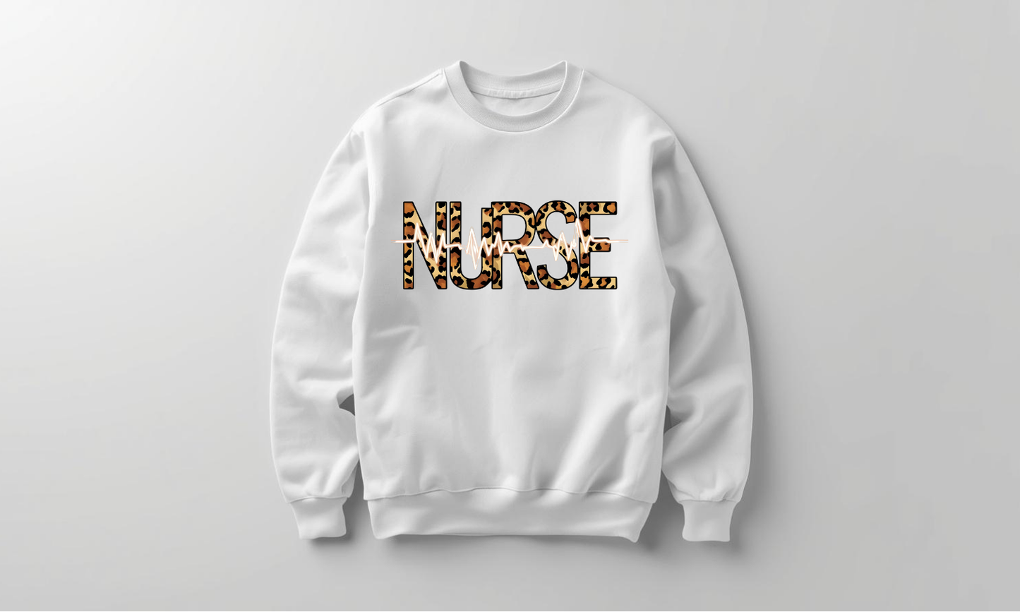 Leopard Pulse Nurse Graphic