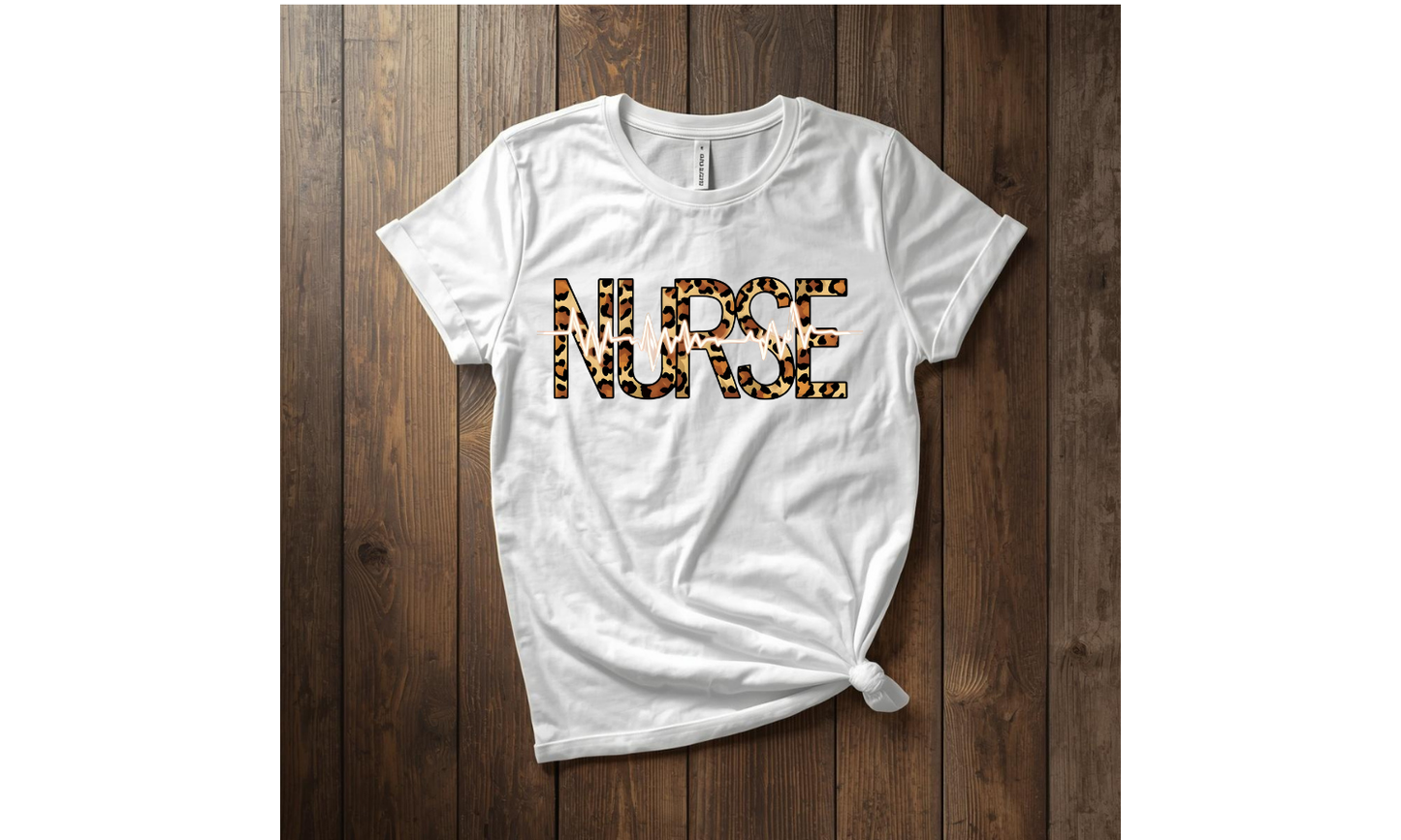 Leopard Pulse Nurse Graphic