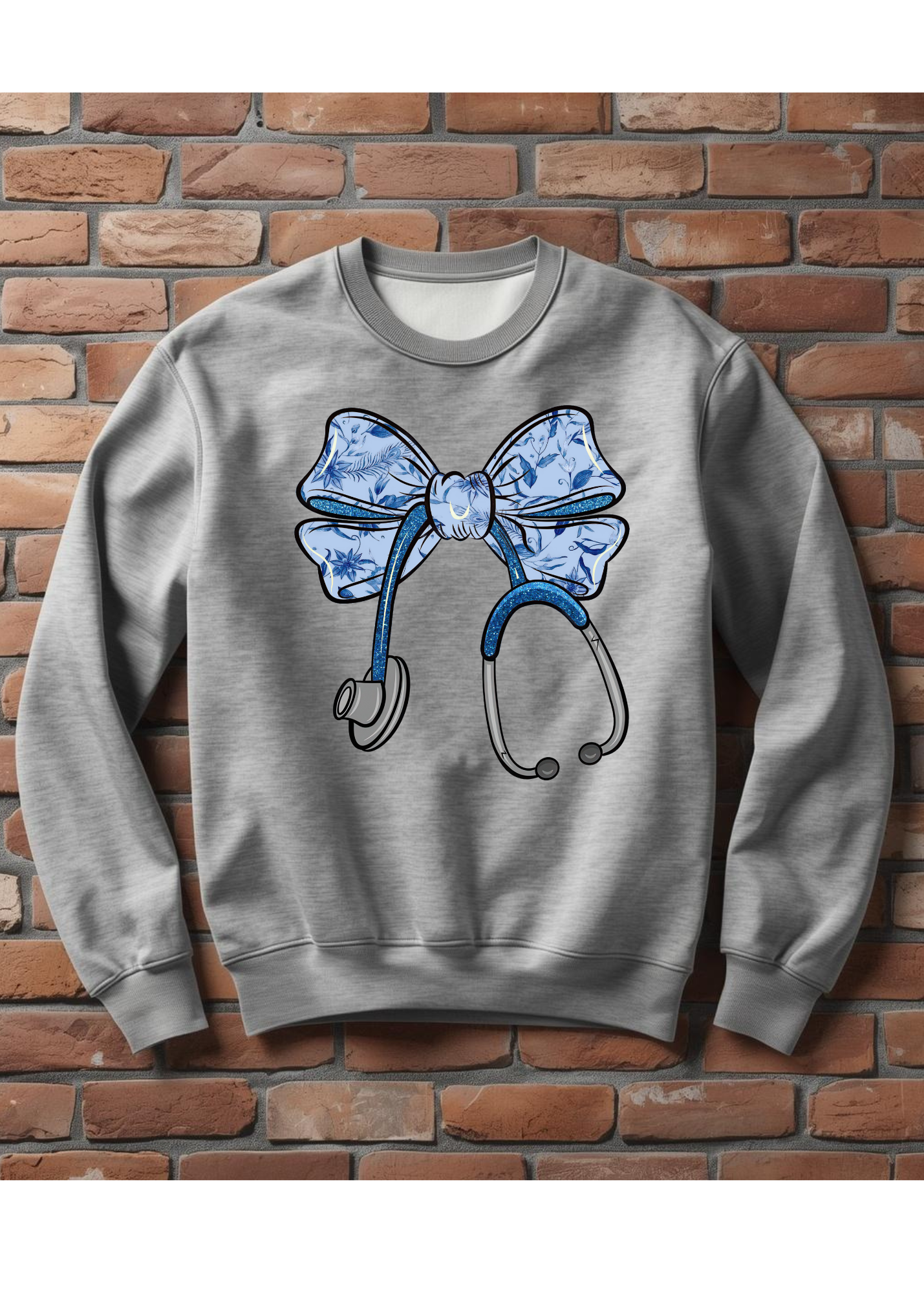 Coquette Nurse Bow Graphic