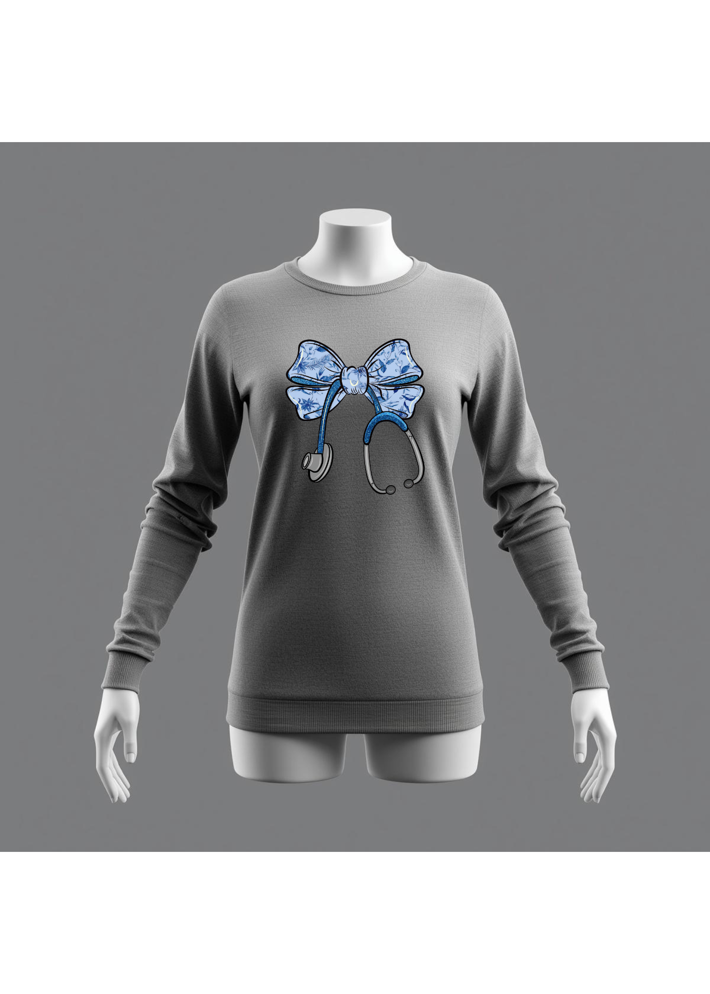 Coquette Nurse Bow Graphic