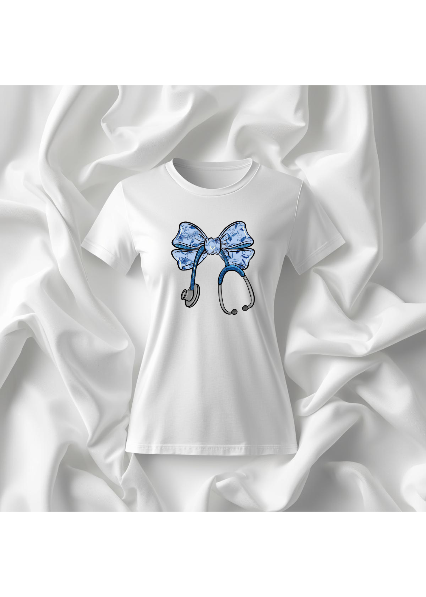 Coquette Nurse Bow Graphic