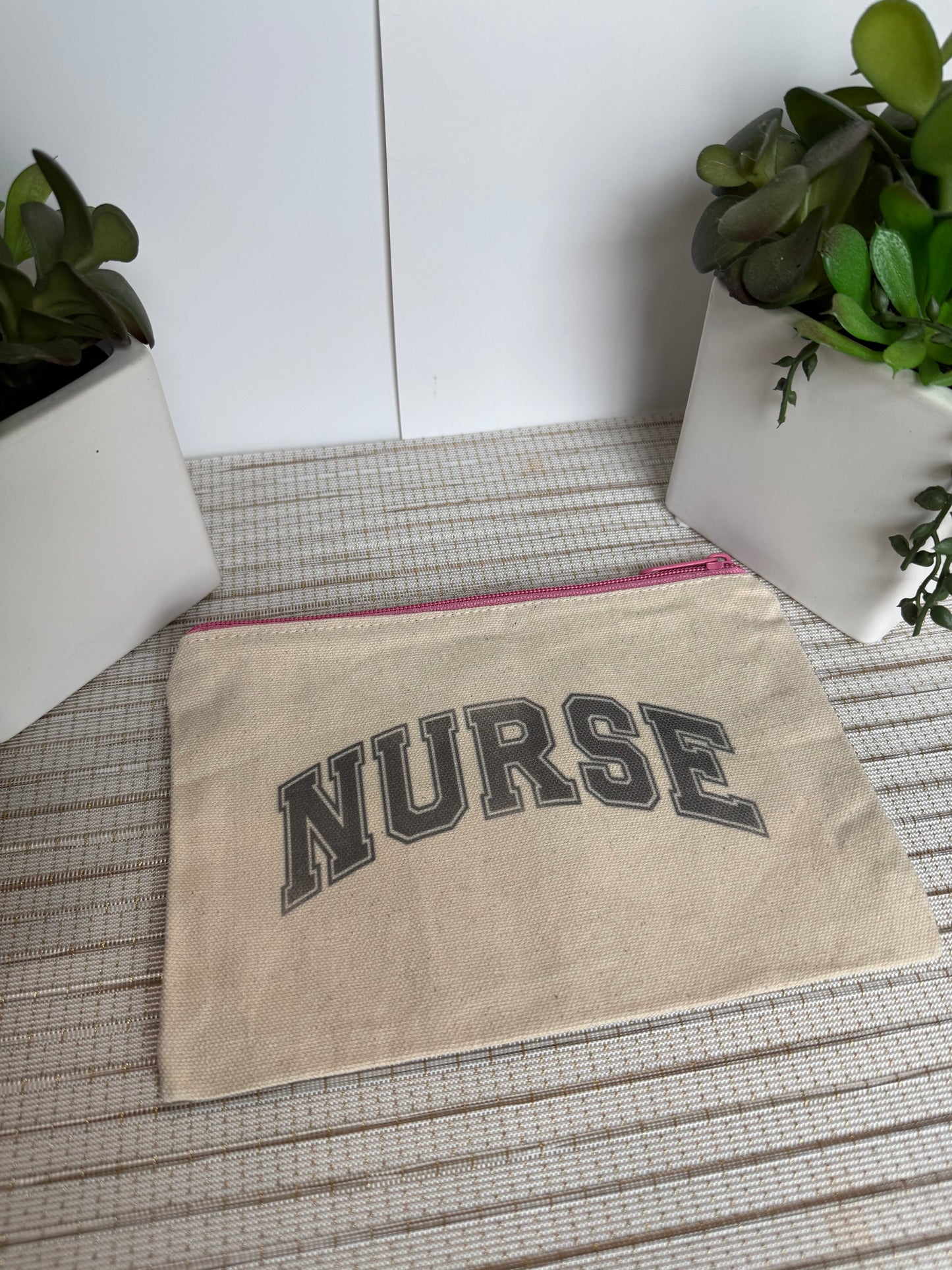NURSE Canvas Makeup & Essentials Bag