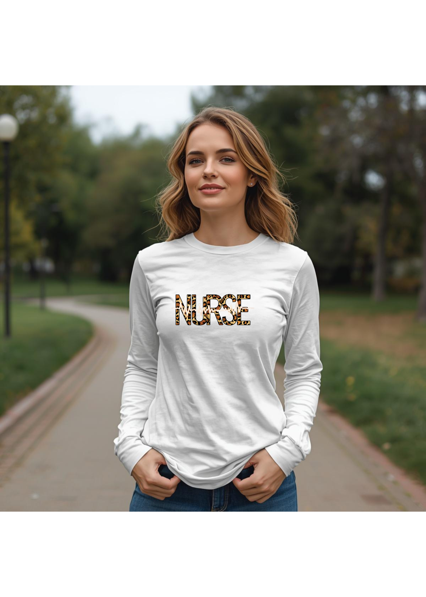 Leopard Pulse Nurse Graphic