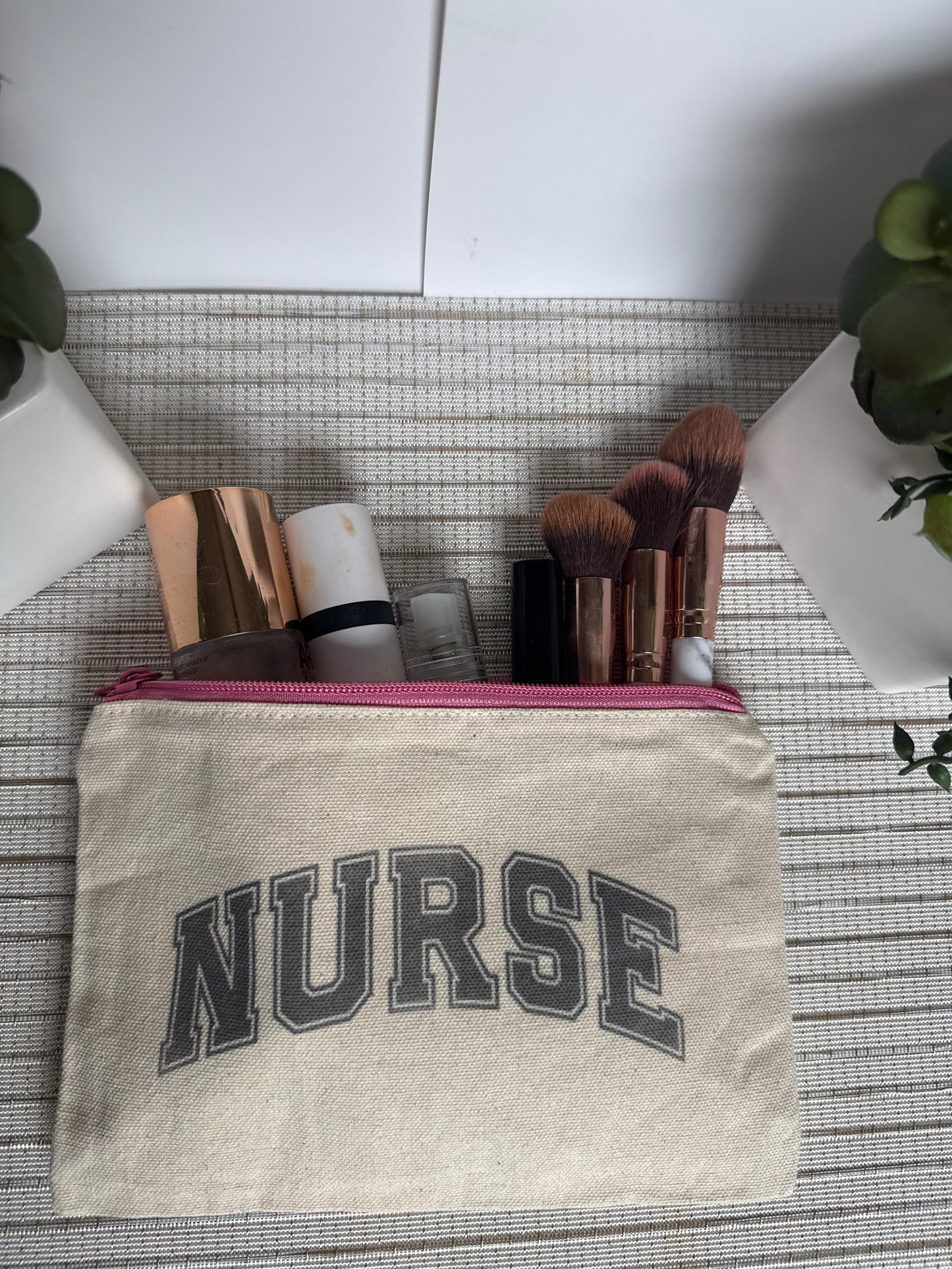 NURSE Canvas Makeup & Essentials Bag