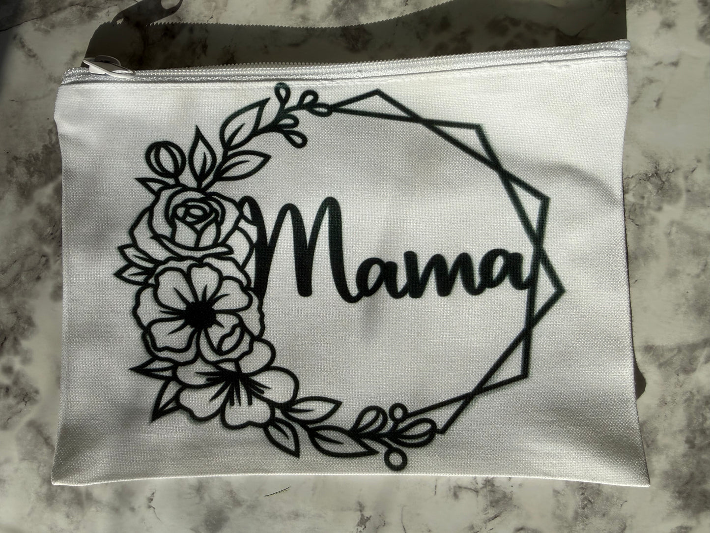 Elegant Floral Mama Makeup Bag