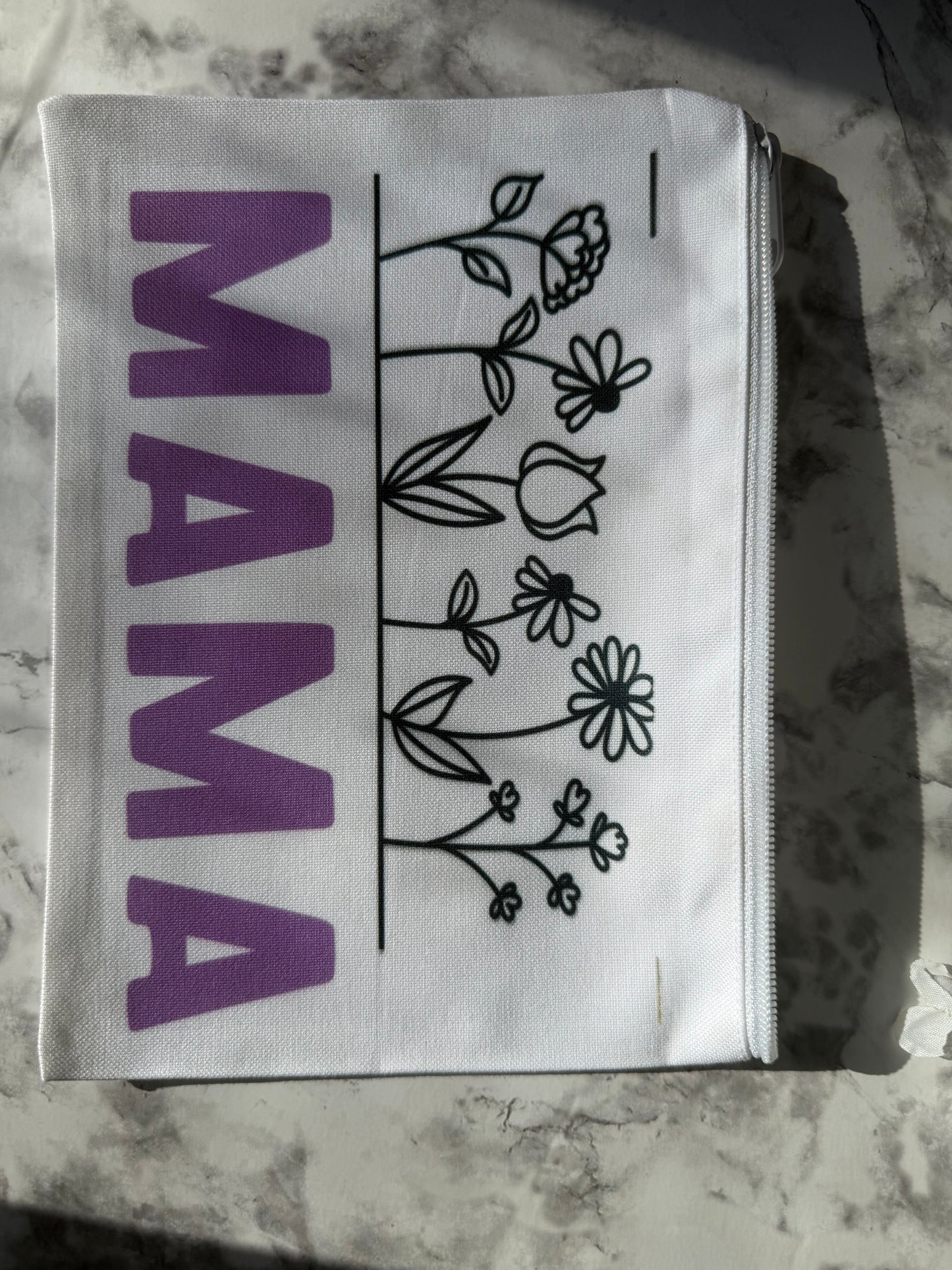Wildflower Mama Makeup Bag