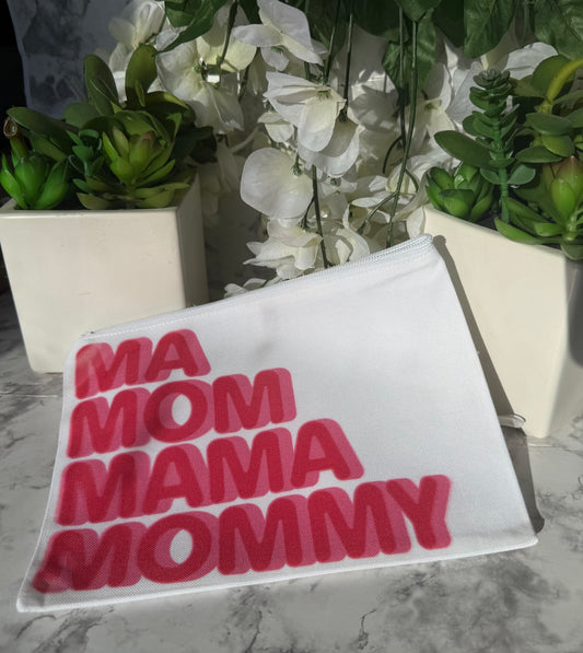 Ma Mom Mama Mommy Cosmetic Bag
