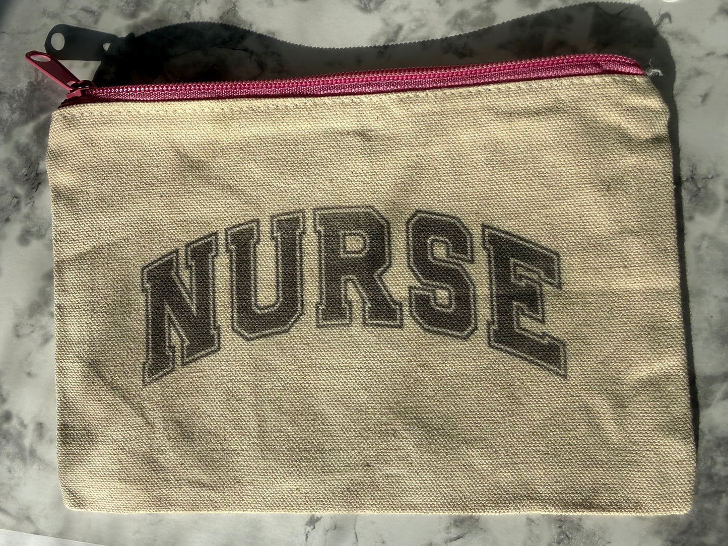 NURSE Canvas Makeup & Essentials Bag
